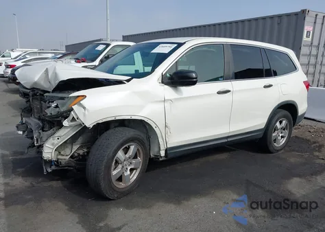 2017 Honda Pilot Lx из США, поврежденный, VIN 5FNYF6H18HB044665